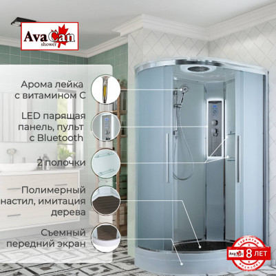 Душевая кабина EM2912RLED