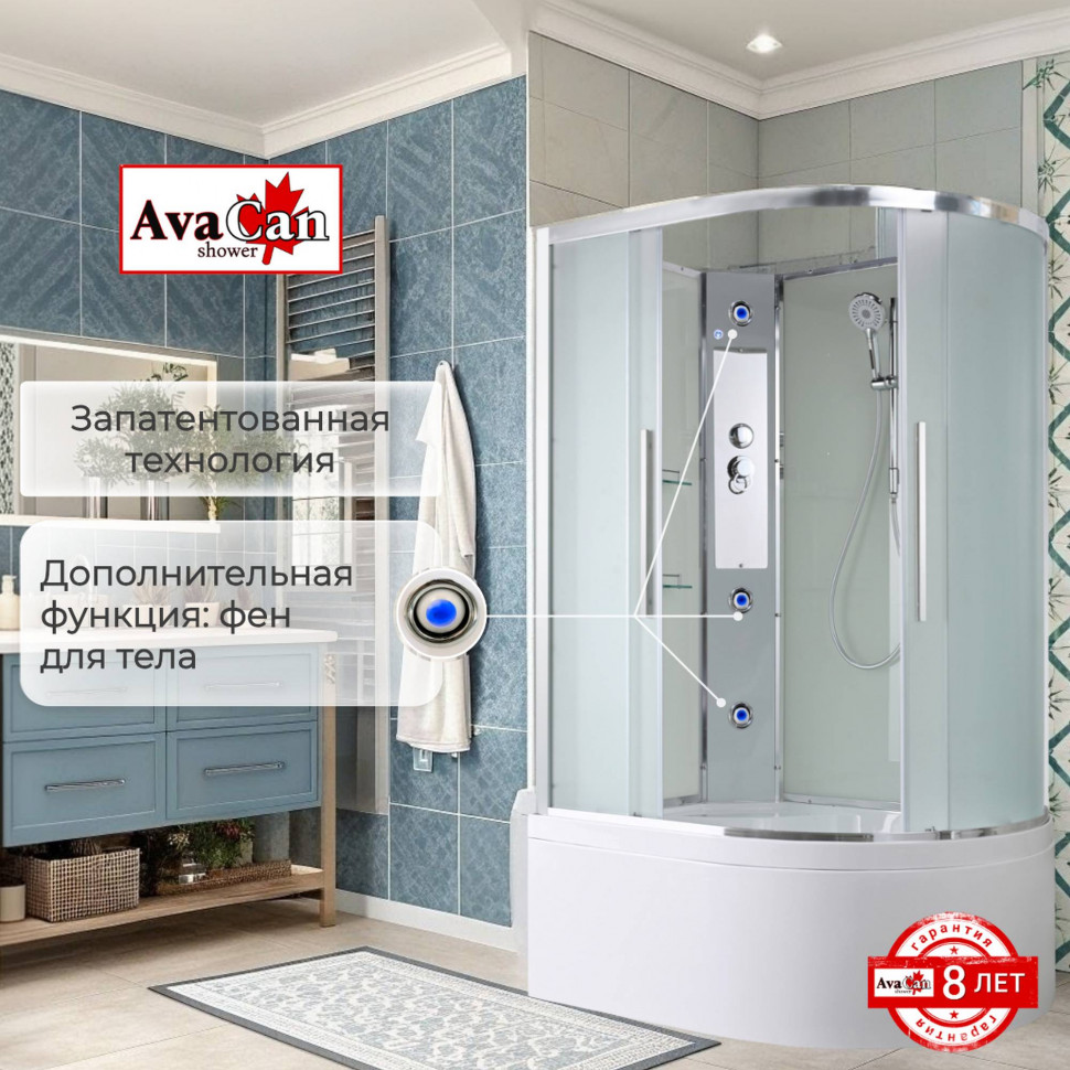 Душевая кабина EM5912LN без крыши