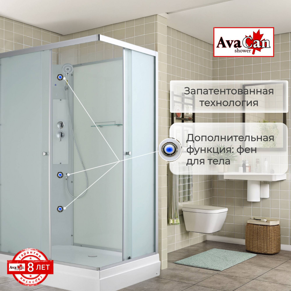 Душевая кабина CK2810N без крыши
