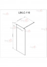Душевая перегородка AvaCan LB 110 MT