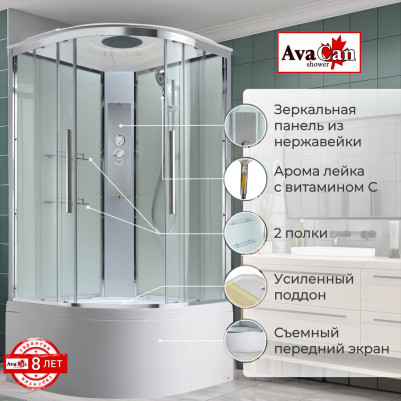 Душевая кабина EM5011T стандартная прозрачная