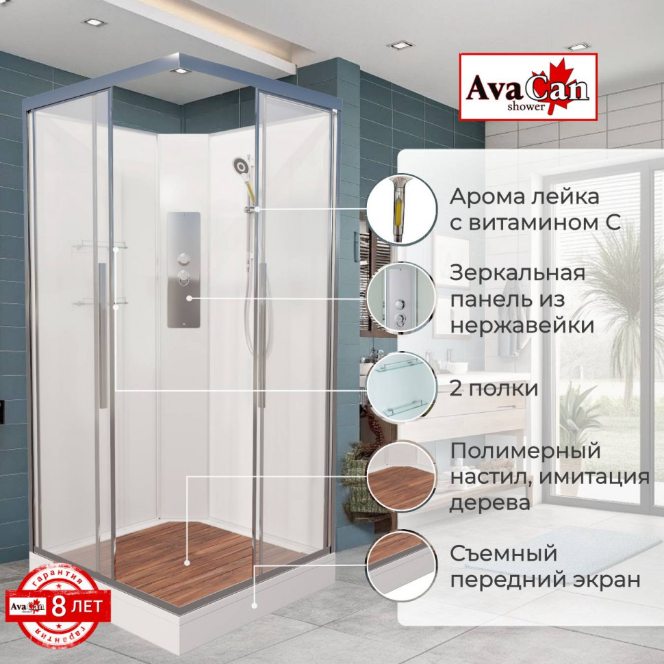 Душевая кабина K2080N без крыши