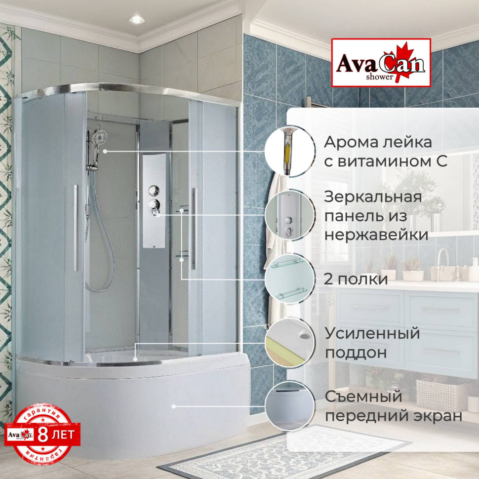 Душевая кабина EM5811RN без крыши