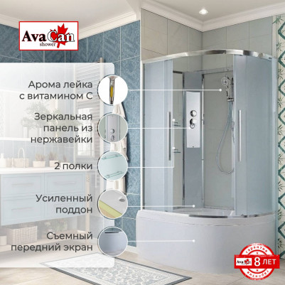 Душевая кабина EM5811LN без крыши