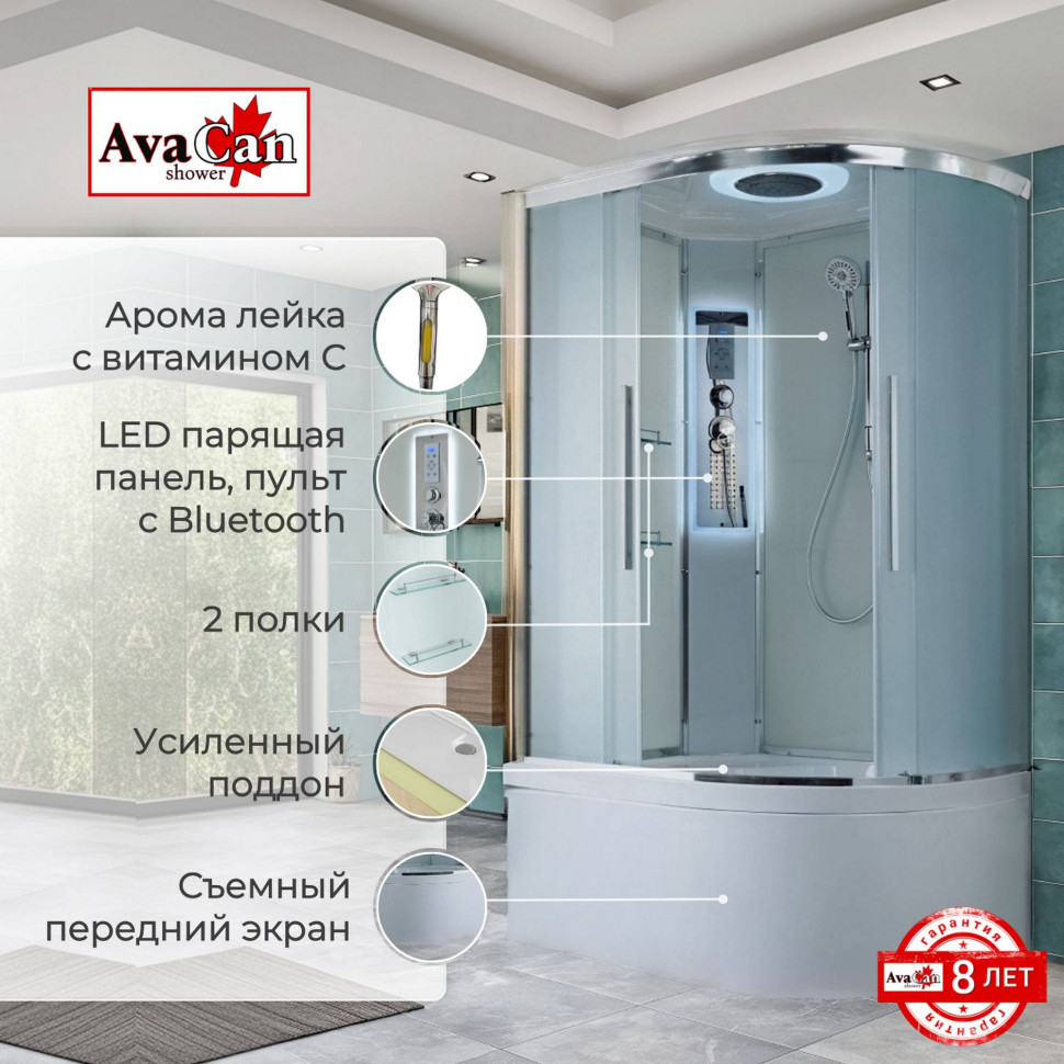 Душевая кабина EM5811LLED