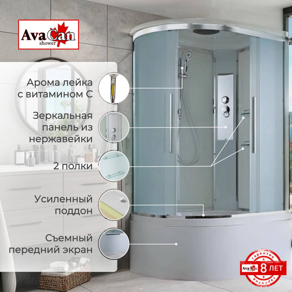 Душевая кабина EM5812R стандартная