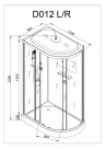 Душевая кабина AvaCan D012S L