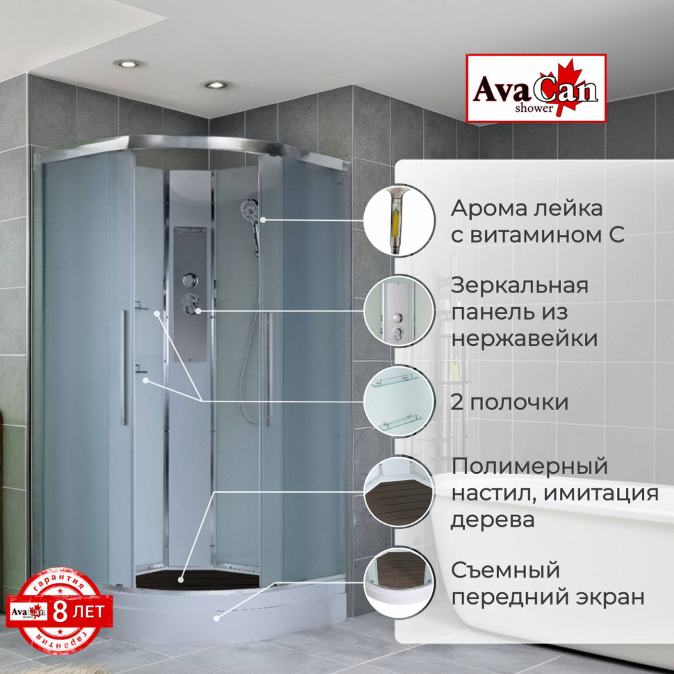 Душевая кабина ЕМ2011Nnew без крыши